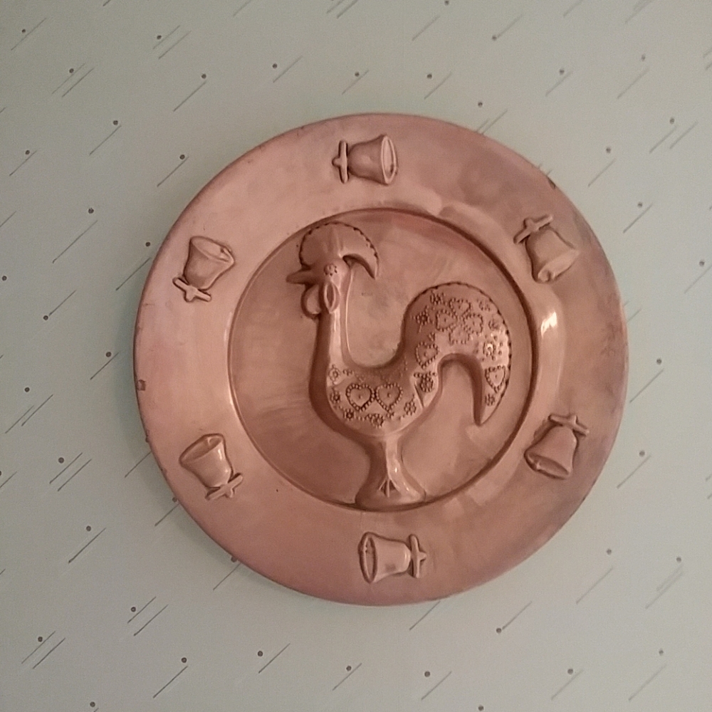 wall art cooper plate